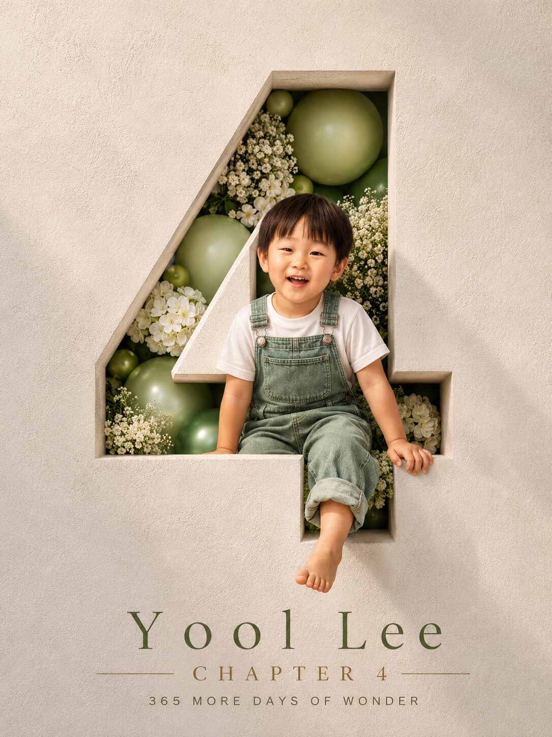 아이 나이별 기록용으로 좋은 생일 기념사진 프롬프트 공유합니다! 1 yool gpt prompt